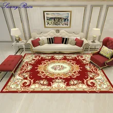 SunnyRain 1 шт. красный ковер для гостиной коврик для спальни кухонные коврики S83