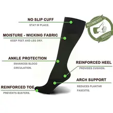 

Compression Stockings Stretch Pressure Nylon Varicose Leg Support Pain Relief Thigh-high Long Vein Knee Socks Stocking High R8E3