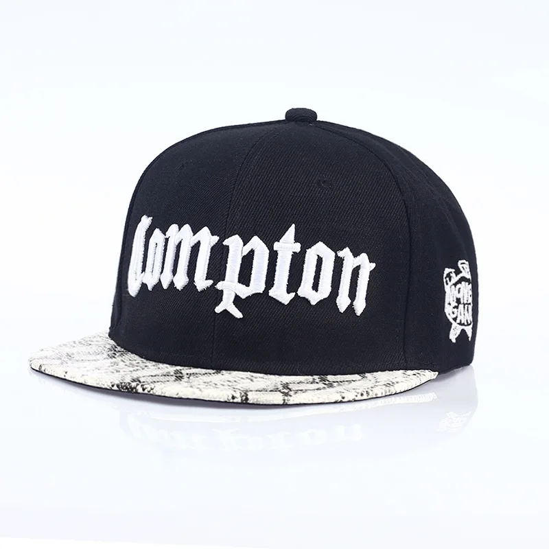 Буквы Compton Snapback Кепка скейтбордиста оснастки назад камуфляж кости NY бейсбольная шляпа Brookyln 1947 хип хоп шапки Мужские beisbol