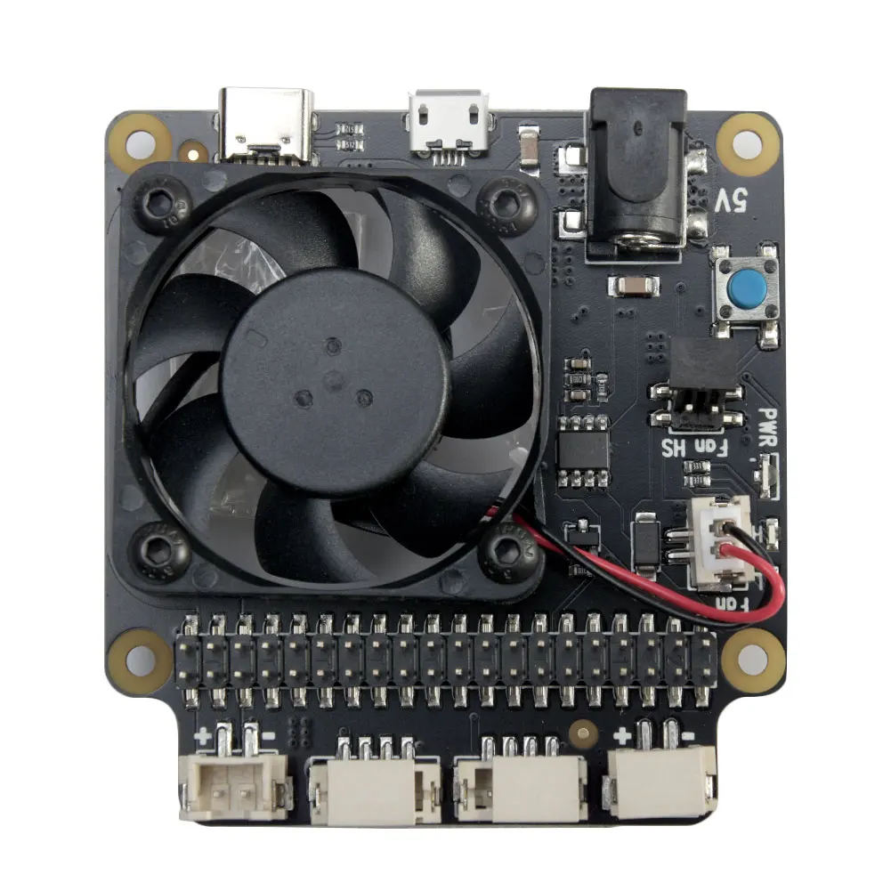 5V Max Tools X735 Плата расширения профессиональное управление питанием 8A выход безопасное выключение автоматическое охлаждение для Raspberry Pi 4B 3B+ 3B