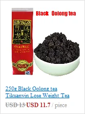 250 г черный улун тикуанин чай для похудения превосходный Улун чай Органический зеленый галстук Гуань Инь чай для свободного веса Китай