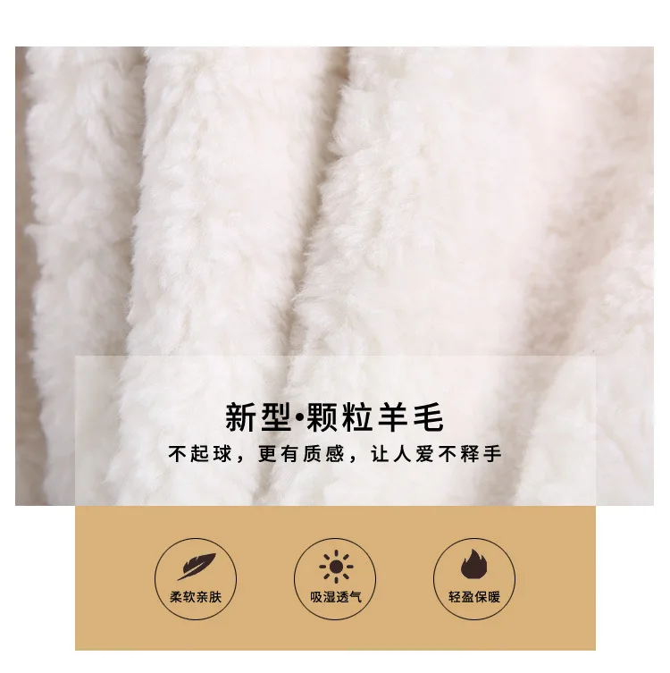 Haining меховое Женское пальто зимняя новая благородная куртка средней длины из овечьей шерсти