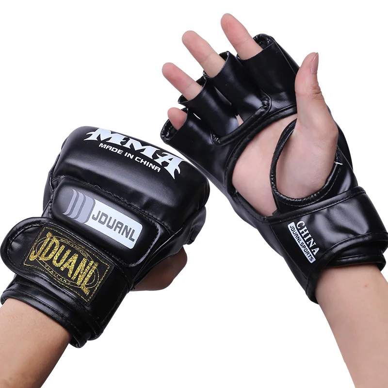 

JDUanL Hurricane Half Finger Muay Thai MMA Boxing Gloves Sanda Gloves Fighting Boxing Martial Arts Gloves Boxing Gloves