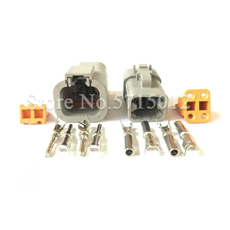 4 Hole DTP DTP06-4S DTP06-4P Female Male Waterproof Connector Wire Socket For Auto Cars | Обустройство дома
