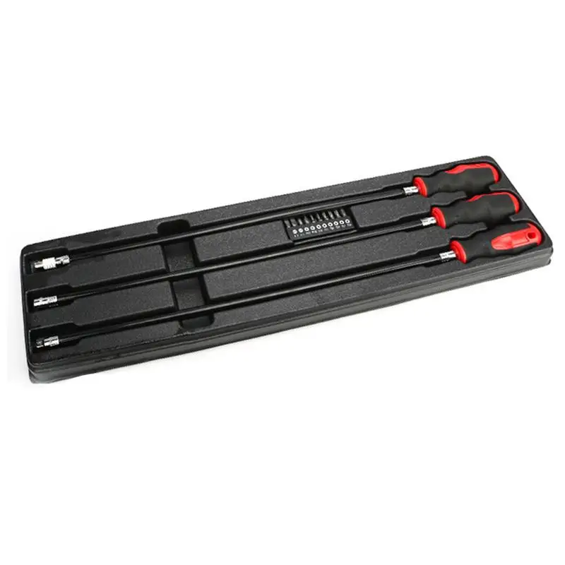 

WINOMO 1 Set Of Multifunctional Extension Bit Set Quick Release Hex Shank Tools Soft Rod Drill Bits Screwdriver For Woodworking