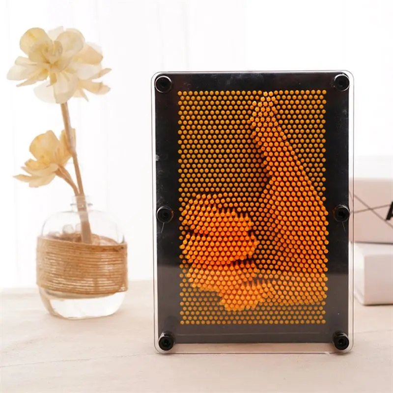 yellow M Новые детские забавные игрушки пластиковые 3D DIY модели антистресс клон отпечатков пальцев иглы слизи рук Плесень Детские развивающие игрушки WSH99 - Цвет: yellow M