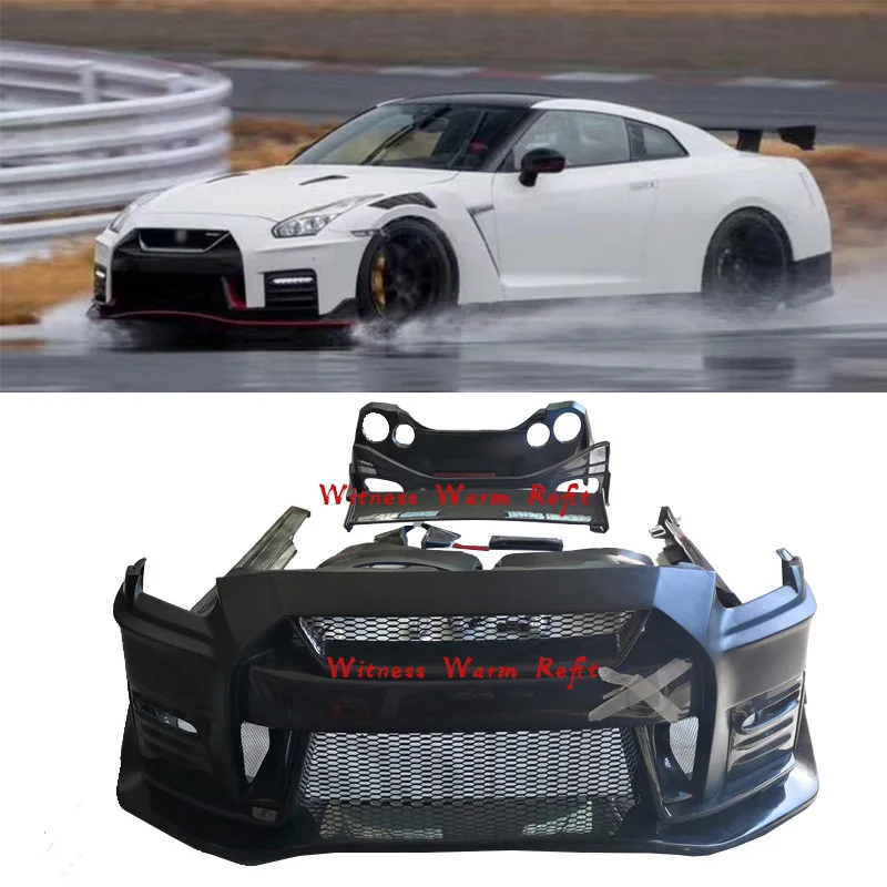 Paraurti Anteriore In Fibra Di Carbonio Frp Paraurti Anteriore Paraurti Posteriore Adatto Per Nissan R35 Gtr Nismo Style Kit Carrozzeria Di Seconda Ge