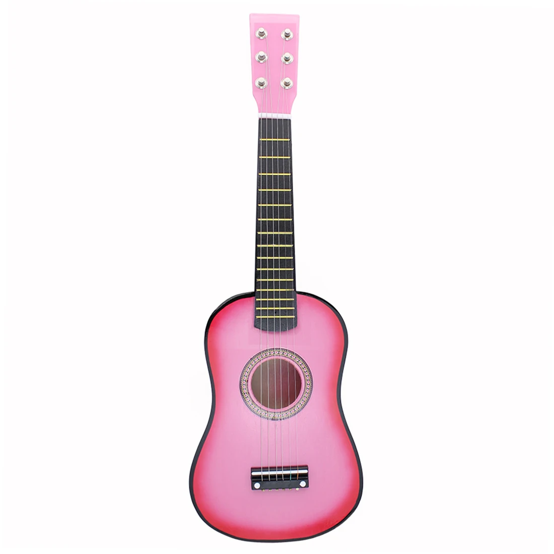 Мини Гавайская гитара 23 дюймов укулеле концерт Цвет акустика Guitaar Гавайи полный Наборы миниатюрная гитара укулеле гитара для начинающих дети - Цвет: Pink