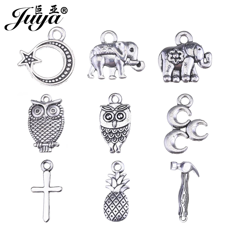 JUYA 30 шт./лот подвески из сплава в различных стилях DIY Ювелирные изделия Аксессуары