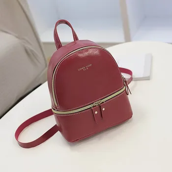 

Lady Shoulders Small Backpack Fashion Women Backpacks Letter Purse Mobile Phone Shoulder Bag female Bags For Women Mochila