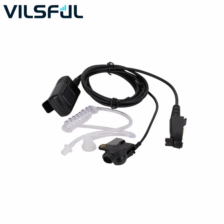 EPM-T60 Walkie Talkie Earpiece With Noise-cancelling Electret Mic Element PTT Air Acoustic Tube Earpiece for Inrico T520 T620 epm t60 walkie talkie earpiece with noise cancelling electret mic element ptt air acoustic tube earpiece for inrico t520 t620