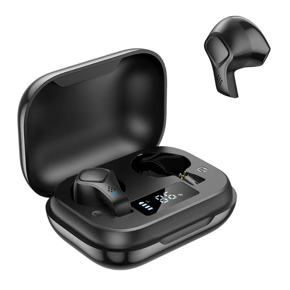 Bluetooth 5 0 Headset TWS Wireless Earphones Mini Earbuds Stereo Headset LED Display For IOS Android Wireless Earphones