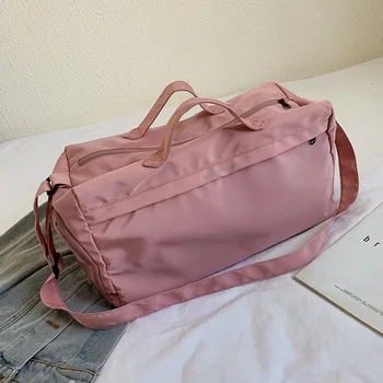 

2020 new waterproof Oxford cloth handbag sports fitness bag women and men diagonal luggage bag