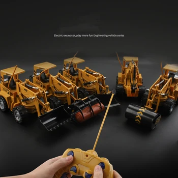 

5 Channel Simulation 1:24 Infrared Wireless RC Engineering Vehicles Truck Model Diecast Educational Toys For Children's Gifts