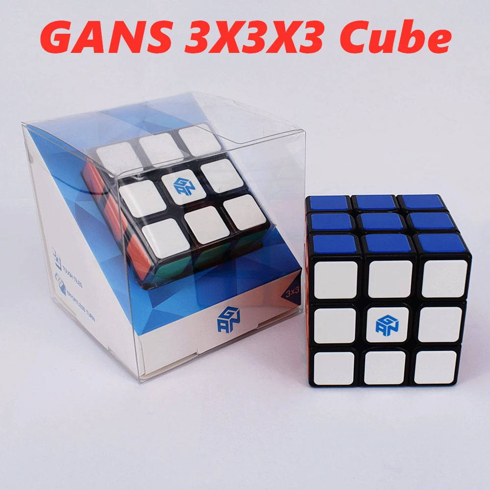 Оригинальный Gan RSC 3x3x3 магические кубики 5 7 см Черный Профессиональный 3x3 Magico cubo