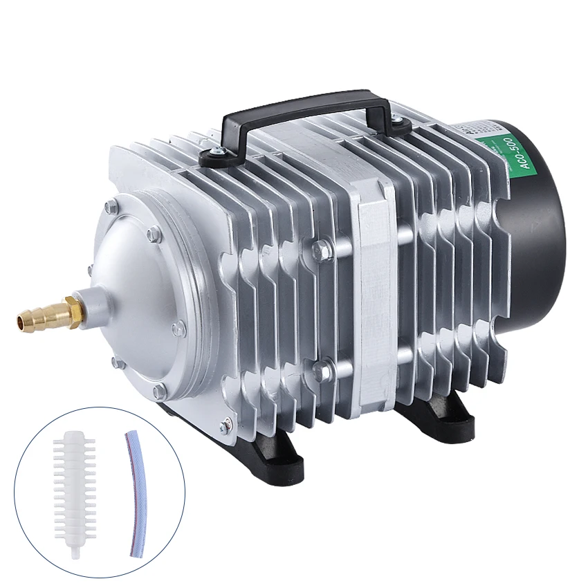 ACO-500 280 л/мин 500 Вт Elettromagnetica del compressore d'aria portatile AC 220 В aquacuture idroponico аквариумные рыбки кислородный воздух