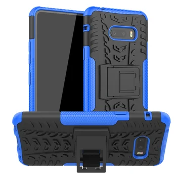 

30pcs/lot Shockproof Tyre Hard Case For LG V50S Removable Rugged Armor Case With Stand For LG G8X