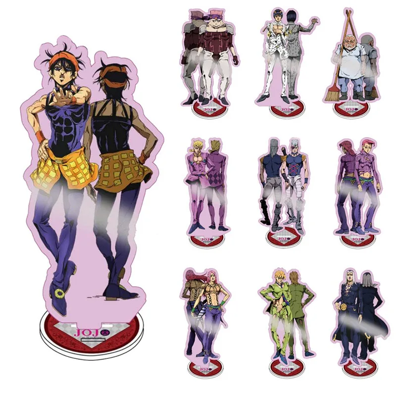 

Anime Jojo Bizarre Adventure Cosplay Prop Accessories Acrylic Desk Stand Figure Model