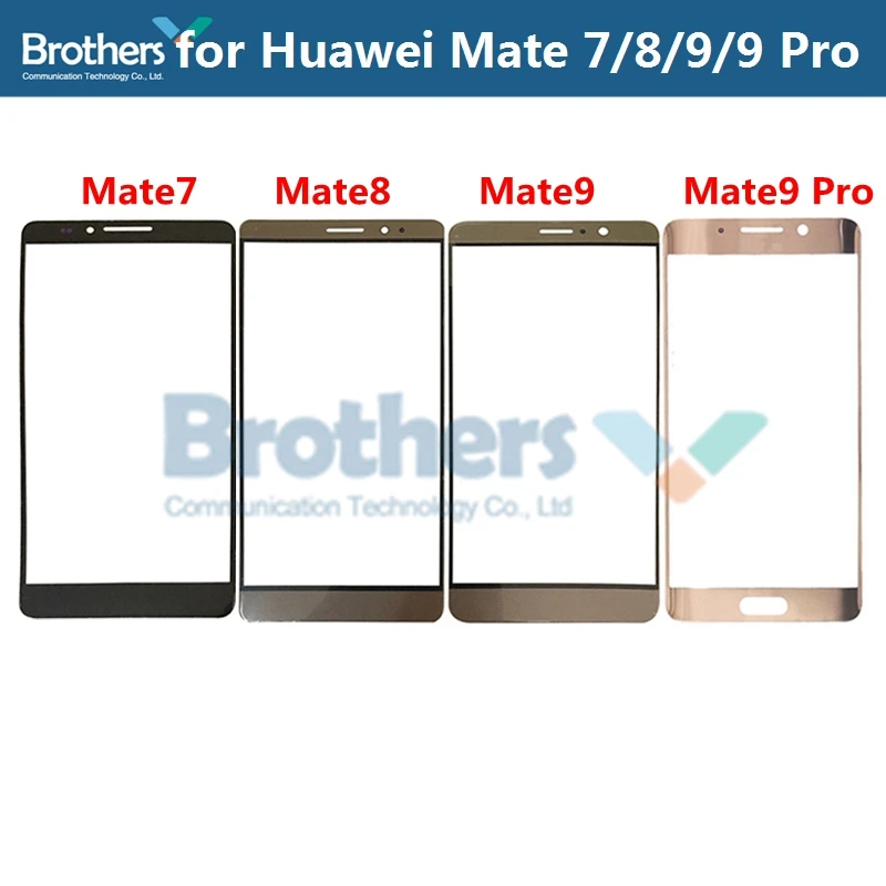 Переднее Сенсорное стекло для Huawei Mate 9 8 7 Mate9 Mate8 Mate7 сенсорный экран переднее