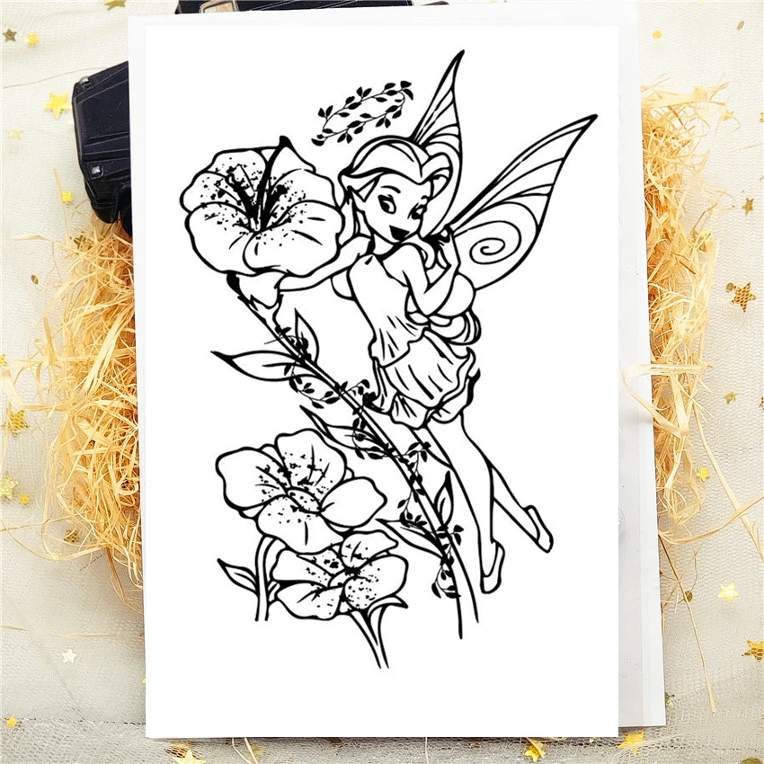 9*6 Stamen Elf Transparent Clear Stamp Silicone Stamp/Seal DIY Scrapbooking/Photo Album Easter Sheets | Дом и сад