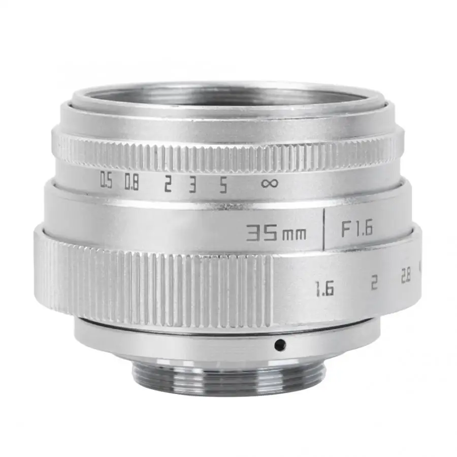 Объектив с большой диафрагмой для Sony NEX M4/3 Fujifilm Fuji Canon Nikon универсальный 2 цвета 35