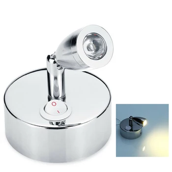 

Lighting Reading Light Aluminum Button Type Silver 12-24V Flexible LED