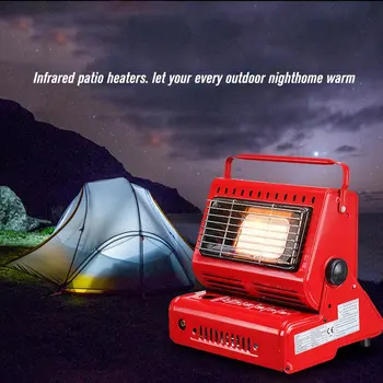 

Outdoor Heater Cooker Gas Heater for Travelling Camping Hiking Picnic Equipment Used Portable Tent Stove Heater
