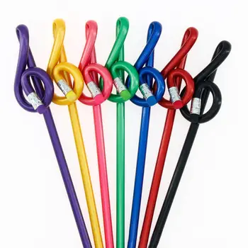 

1pcs Treble Shape Hb Pencil Do Re Mi Music Treble Pencil Decoration Gifts Creative For Students Shape Musician Designer K5L1