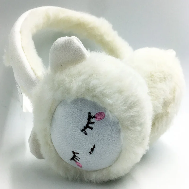 Новейшие зимние плюшевые теплые детские наушники с милым медведем|plush earmuffs|child