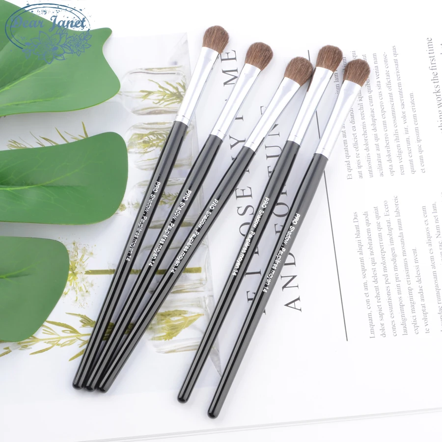 S#14 кисточки для нанесения теней Pro Shadow Make up Bracket Nose shadow Detail смешивание глаз косметические инструменты пони волосы животных Средняя