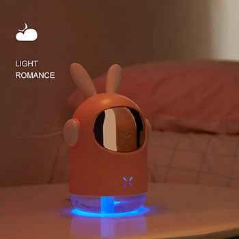 

Air Humidifier 350ml Rabbit Shape USB Portable Home Mist Maker Electric Essential Oil Purifier Aroma Mist Aroma Diffuser