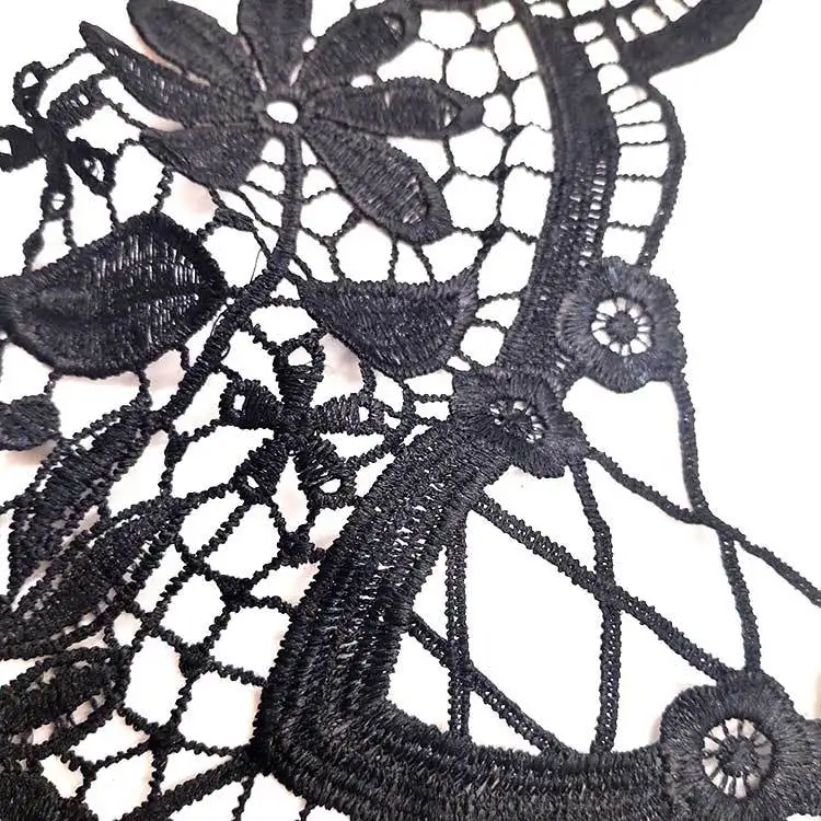 Emboidery воротник для шеи diy поддельные съемные воротники водорастворимые Женская бутоньерка трехмерные кружевные аксессуары