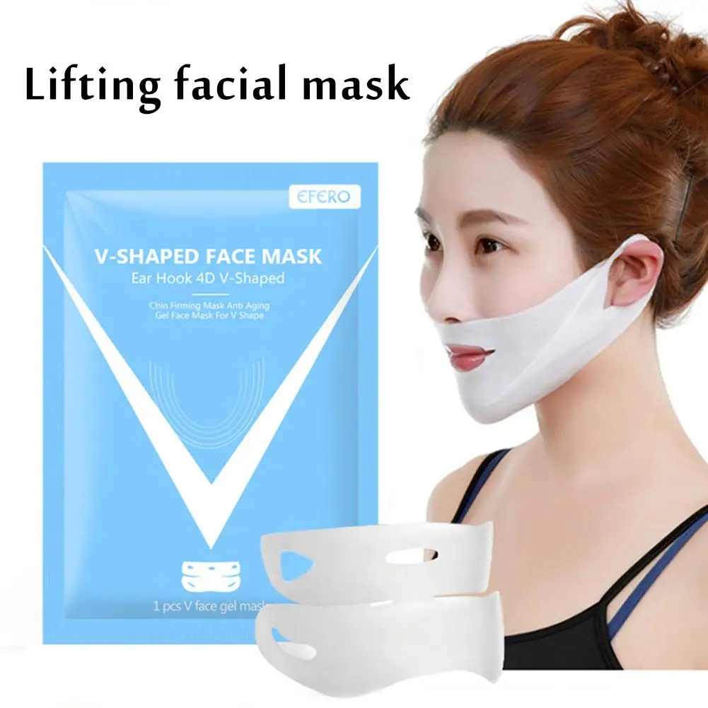 

V Line Mask 4d Face Lifting Mask Miracle V-shaped Slimming Mask Double Chin Reducer Lift Patch V Shape Face Care Firming Tool