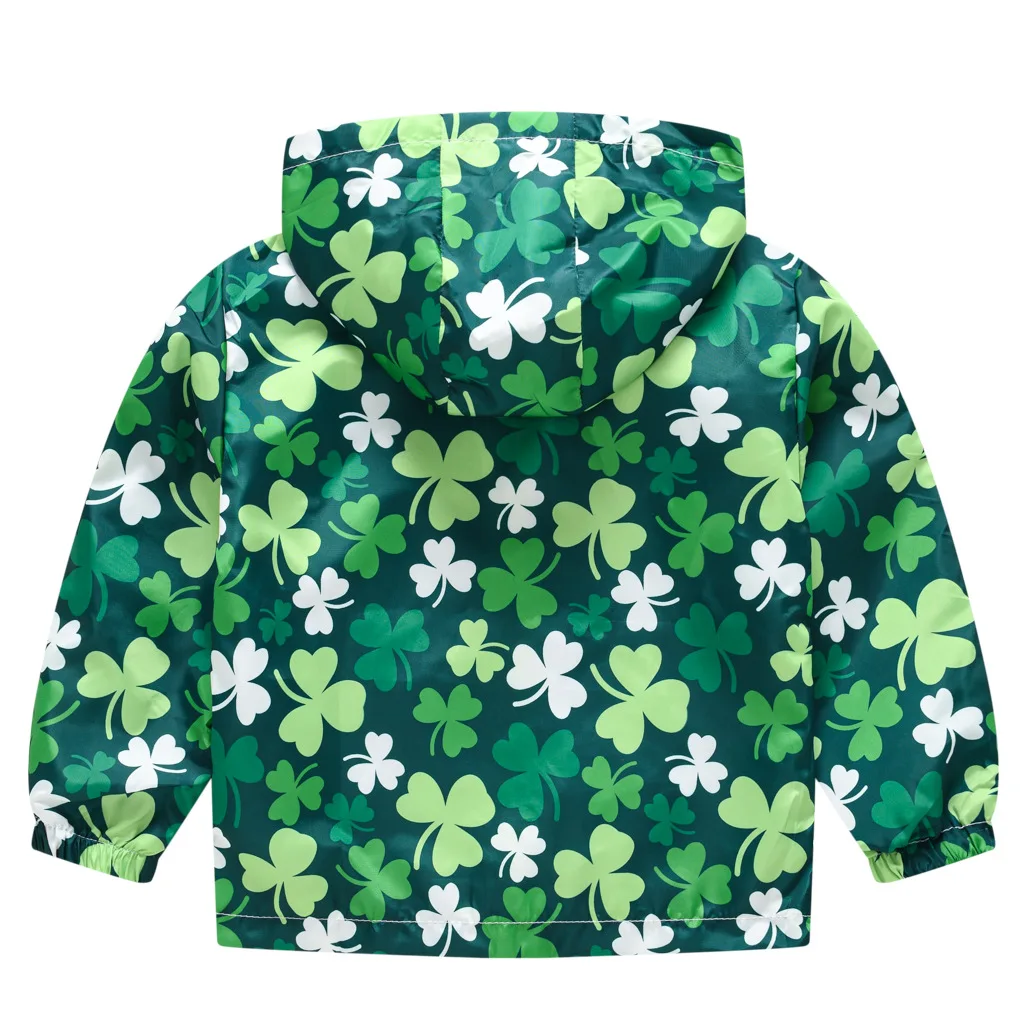 Kids Jackets Boys Girls Hooded Zipper Windbreaker Infant Waterproof