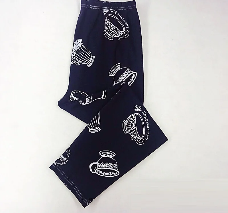 cup black Пижамы повседневные штаны пижама и брюки из хлопка женские брюки Piyamas брюки для отдыха удобные Pantalon дышащие большие пижамы - Цвет: cup black