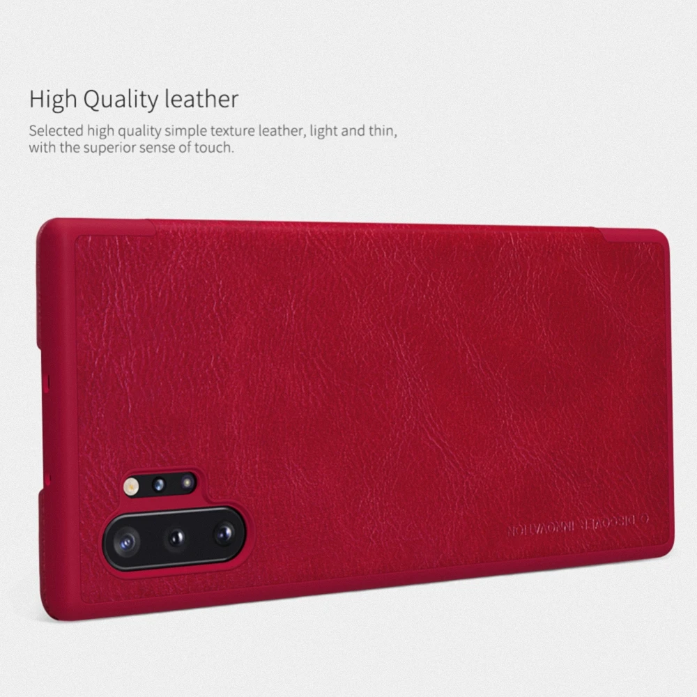 Настоящий кожаный чехол NILLKIN для samsung Galaxy S10+ Note 10 Plus A51 A20e A40 A50s A70s A90 кожаный бумажник чехол для карт