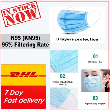 

DHL 100Pcs masque Medical-Disposable mask kn95mask n95mask womens skirts 2020 skirts womens midi trendy skirts women