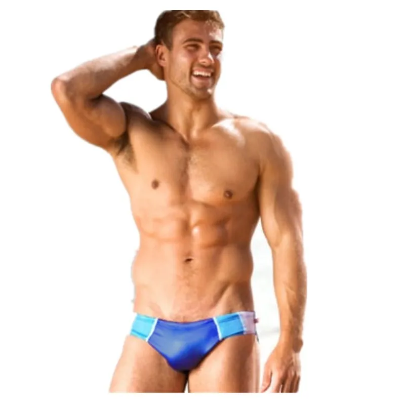 Купальный костюм, мужское бикини, сексуальные летние пляжные шорты с подкладкой, низкая талия, плавки-боксеры, плавки для серфинга, одежда для купания