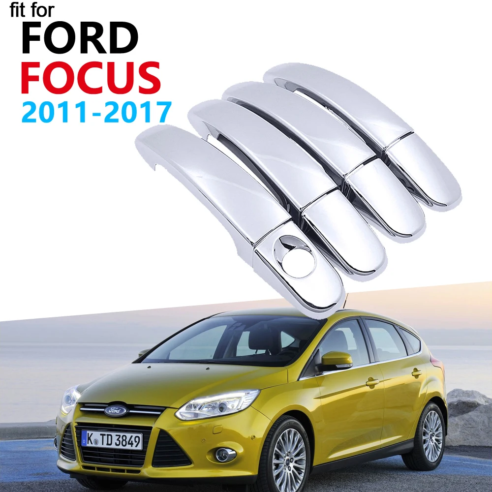 Набор хромированных покрытий для Ford Focus 3 MK3 MK3.5 2011 2012 2013 2014 2015 2016 2017 аксессуары