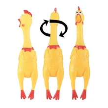 Горячая 17 см игрушка Домашние животные игрушка собака кричащий цыпленок Сжимаемый звук инструмент забавные гаджеты вентиляционные игрушки Пронзительный декомпрессионный хитрое