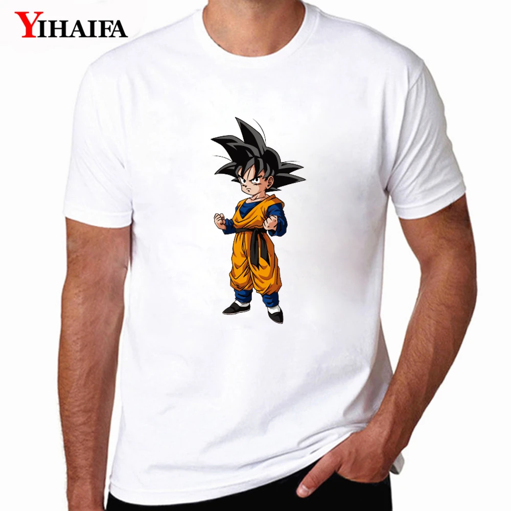 3DCasual camiseta esfera Goku impreso camisetas de manga corta y ropa de  Anime camisa blanca|Camisetas| - AliExpress