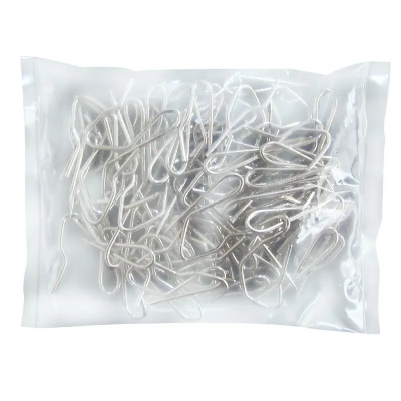 100Pcs/set S Shape Korean Hooks Iron Wire Curtain Hooks Metal Window Hanger Indoor Home Decor Accessories