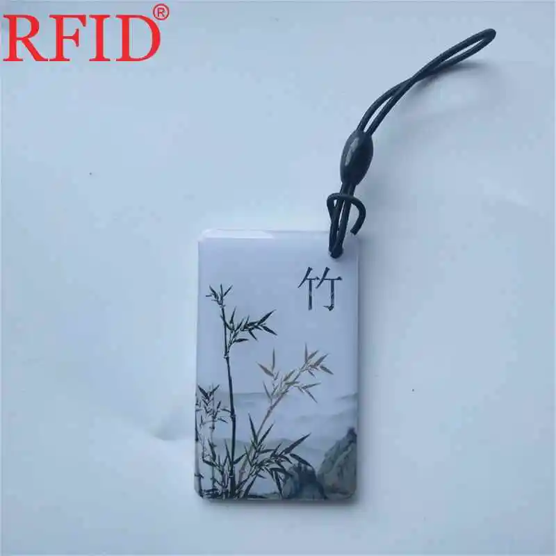 ID 125 кГц EM4100 только для чтения брелки в китайском стиле жетон RFID брелок карта