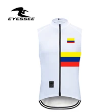 Безрукавка для езды на велосипеде в Колумбийском стиле летняя дышащая Eyessee Мужская профессиональная одежда для соревнований одежда жилет для велоспорта