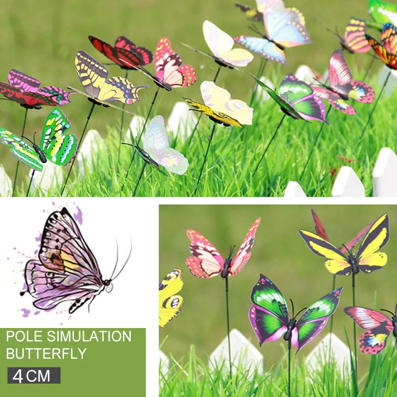 10-Pcs-Pack-3D-Butterfly-Garden-Decor-on-Sticks-Lawn-Craft-Luminous-Beautiful-Yard-Gardening-Outdoor(3)