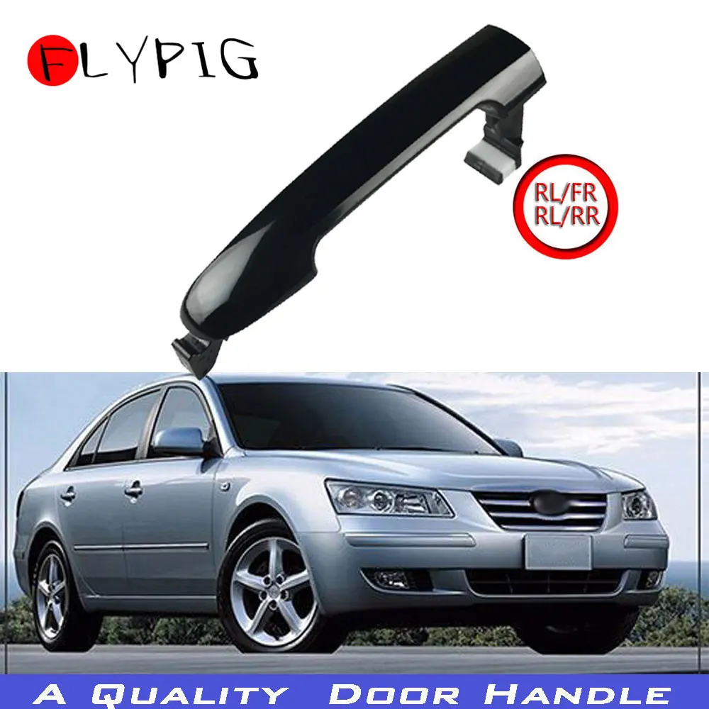 

Black Car Outside Exterior Door Handles rear/left/right/front side for Hyundai Sonata 2006 2007 2008 2009 2010 82651-3K000