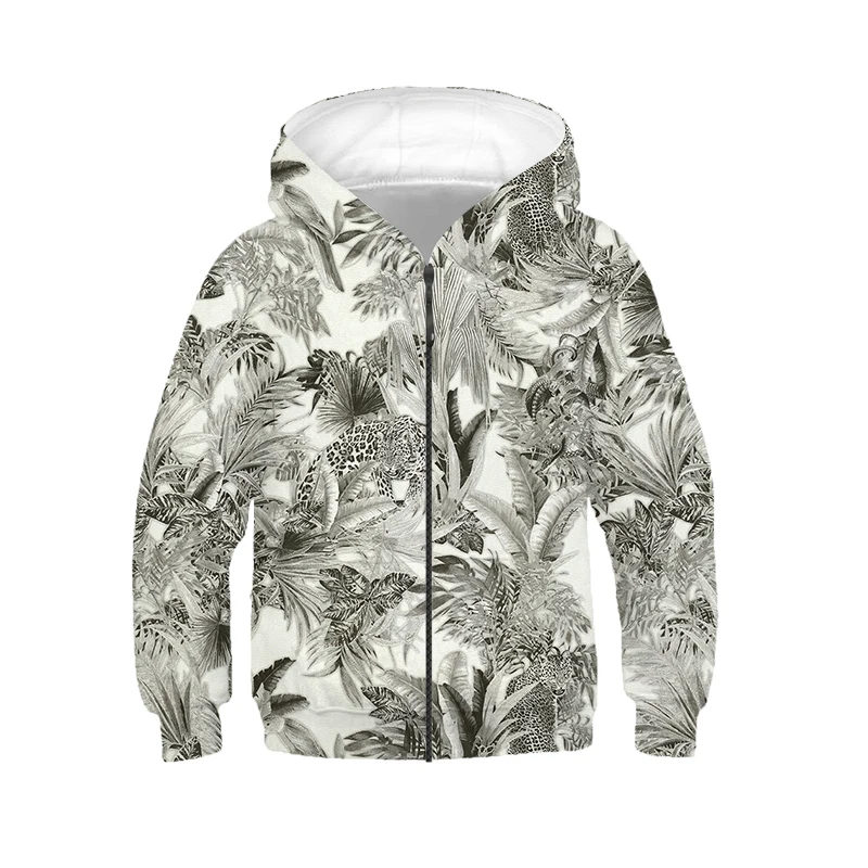 

Jumeast девочка мальчик 3D детская толстовка рыба чернильная живопись весна осень детская шапка с длинным рукавом на молнии Толстовка спортивный пуловер толстовки