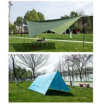 

Ultralight Awning Wear-resisting Multi-functional Tent Camp Shelter Cloth Sunshade Mat Outdoor Hammock Hiking Beach Shading UV
