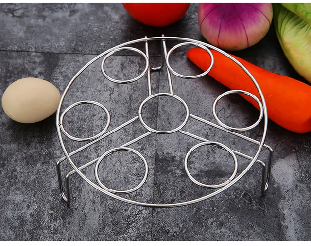 Egg Steamer Rack Alamic Egg Rack Steamer Trivet Basket Stand for Instant  Pot Accessories and Pressure Cooker Accessories Stainless Steel Heavy Duty