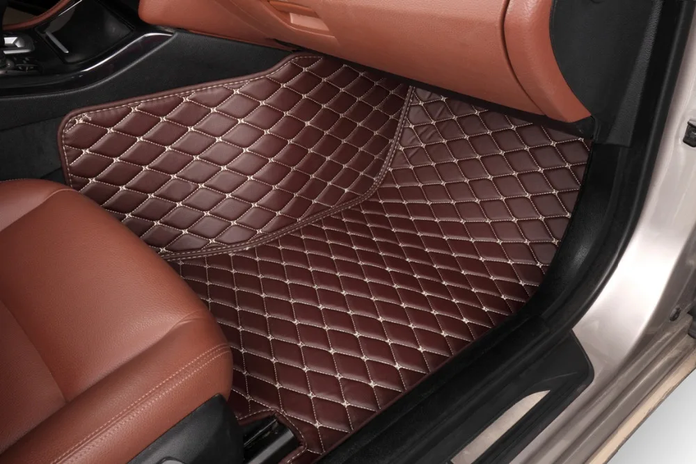 Автомобильные коврики, сделанные для Toyota Hilux 5D, полный Чехол, автомобильный Стайлинг, ковры, ПВХ кожа, подводка для глаз(2004